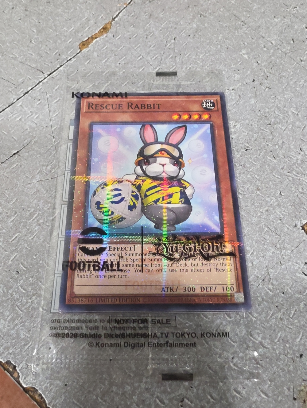 Yu-Gi-Oh Rescue Rabbit Sealed Promo - Picture 1 of 2